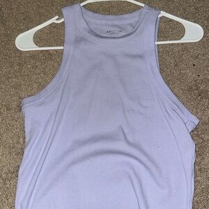 Arizona Jean Company Lavender Ribbed Tank Top